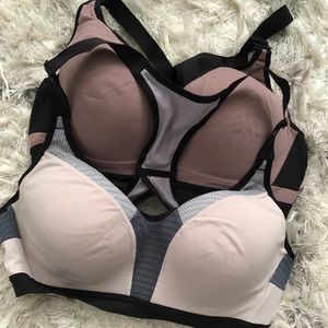 2 Victoria secret sports bra size 36c